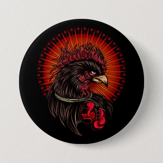 Boxrooster Button (Vorderseite)