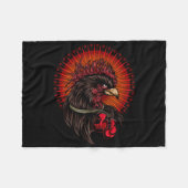 Boxrooster Fleecedecke (Vorderseite (Horizontal))