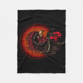 Boxrooster Fleecedecke (Vorderseite)