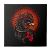 Boxrooster Fliese (Vorderseite)