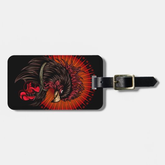 Boxrooster Gepäckanhänger (Vorderseite horizontal)