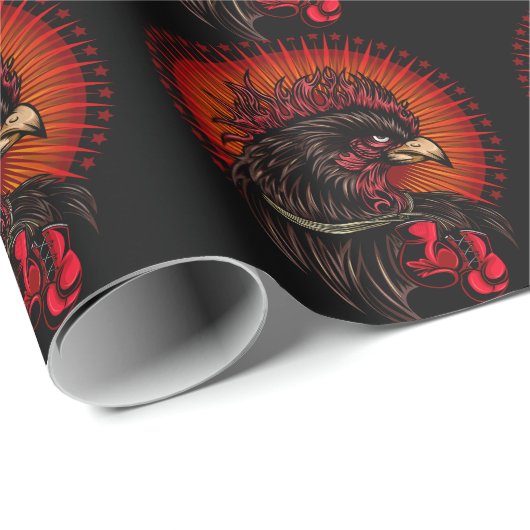 Boxrooster Geschenkpapier (Rolleneckpunkt)