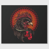 Boxrooster Geschenkpapier (Flach)