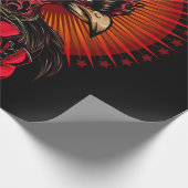 Boxrooster Geschenkpapier (Ecke)