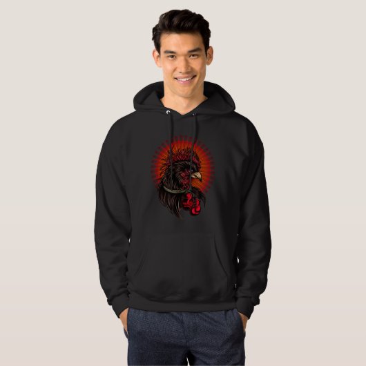 Boxrooster Hoodie (Vorne ganz)