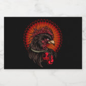 Boxrooster Lebensmitteletikett (Einzelnes Label)