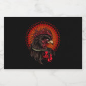 Boxrooster Lebensmitteletikett (Einzelnes Label)