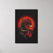 Boxrooster Leinwanddruck (Vorderseite)