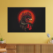 Boxrooster Leinwanddruck (Insitu (Wohnzimmer))