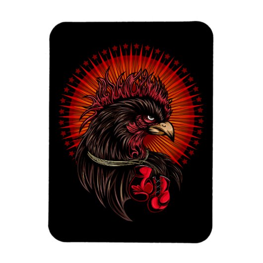 Boxrooster Magnet (Vertikal)