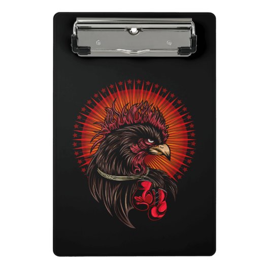 Boxrooster Mini Klemmbrett (Vorderseite)