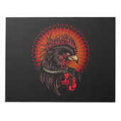 Boxrooster Notizblock (Vorderseite)