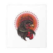 Boxrooster Notizblock (Vorderseite)