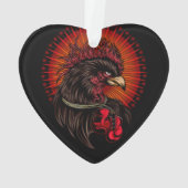 Boxrooster Ornament (Rückseite)