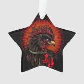 Boxrooster Ornament (Rückseite)