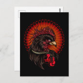 Boxrooster Postkarte (Vorne/Hinten)