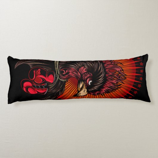 Boxrooster Seitenschläferkissen (Rückseite)