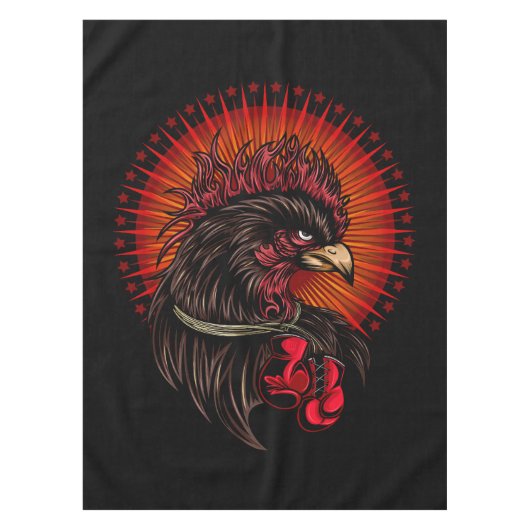 Boxrooster Tischdecke (Vorderseite)