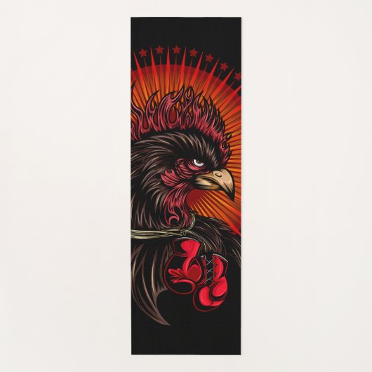 Boxrooster Yogamatte (Vorderseite)