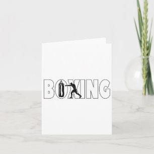 Boxsack Boxer für Männer Jungen Karte