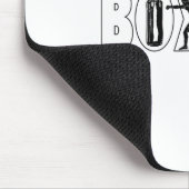 Boxsack Boxer für Männer Jungen Mousepad (Ecke)