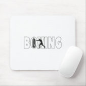 Boxsack Boxer für Männer Jungen Mousepad (Mit Mouse)