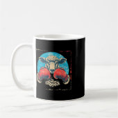 Boxschaf Lamm Boxhandschuhe Kickboxen Lustig B Kaffeetasse (Links)