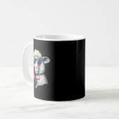 Boxschaf Lamm Boxhandschuhe Kickboxen Lustiger B Kaffeetasse (Vorderseite Links)