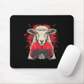 Boxschaf Lamm Boxhandschuhe Kickboxen Lustiger B Mousepad (Mit Mouse)