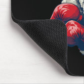 Boxschaf Lamm Boxhandschuhe Kickboxen Lustiger B Mousepad (Ecke)