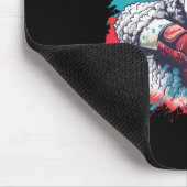 Boxschaf Lamm Boxhandschuhe Kickboxen Lustiger B Mousepad (Ecke)