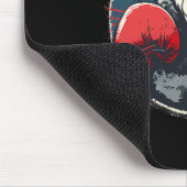 Boxschaf mit Boxhandschuhen Kickboxen Lustig B Mousepad (Ecke)