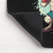 Boxschaf mit Boxhandschuhen Kickboxen Lustiges B Mousepad (Ecke)