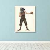 Boxschiff Bulldog Full Leinwanddruck (Insitu (Holzboden))