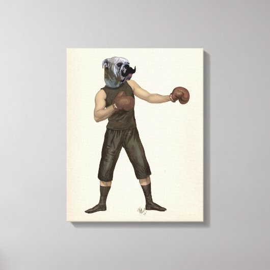 Boxschiff Bulldog Full Leinwanddruck (Vorderseite)