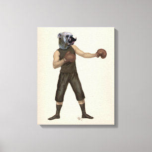 Boxschiff Bulldog Full Leinwanddruck
