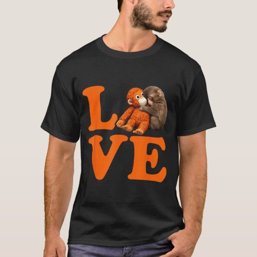 Boxschlag süßer Affe T-Shirt (Vorderseite)