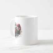 Boxschläger mit Boxhandschuhen Kickboxing Funny B Kaffeetasse (Vorderseite Links)