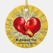 Boxschmuck Keramikornament (Vorne)