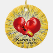 Boxschmuck Keramikornament (Hinten)