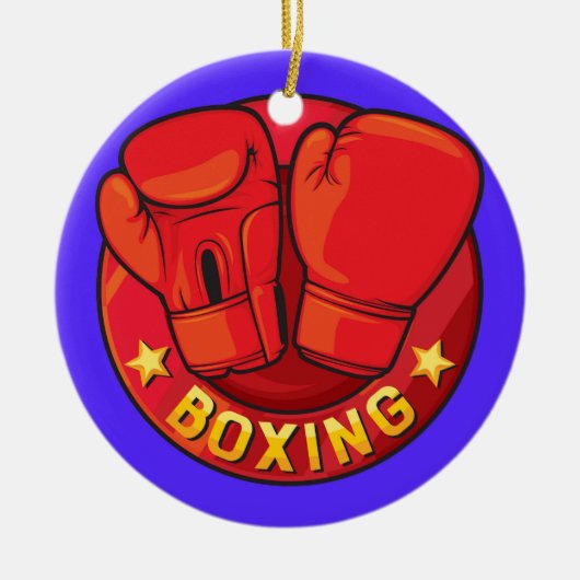 Boxschmuck Keramikornament (Vorne)