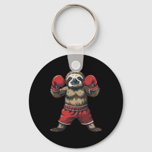 BoxSloth Lover Boxhandschuhe Kickboxing Funny Schlüsselanhänger