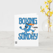 Boxsonntag Knockout Punch Schwergewicht Champion Karte (Gelbe Blume)