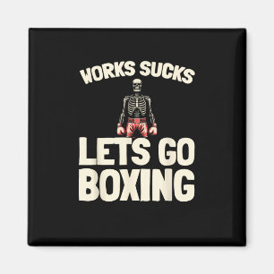 Boxsparring - Gloves Fighter Boxer Magnet