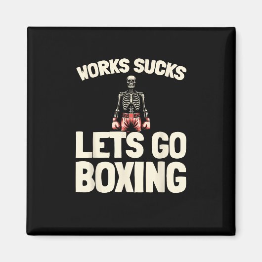 Boxsparring - Gloves Fighter Boxer Magnet (Vorne)