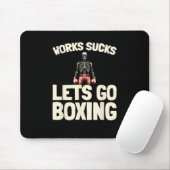 Boxsparring - Gloves Fighter Boxer Mousepad (Mit Mouse)