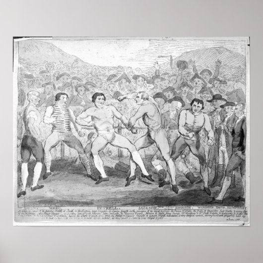 Boxspiel zwischen Thomas Futrell und John Poster (Vorne)