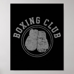 Boxsport Boxer Kämpfer Poster