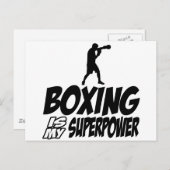 Boxsport-Designs Postkarte (Vorne/Hinten)