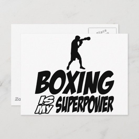 Boxsport-Designs Postkarte (Vorne/Hinten)